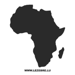 Africa Continent Decal