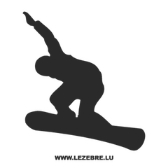 Snowboarder Snowboard Decal 3