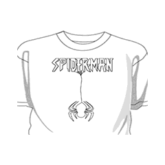 Tee shirt Spiderman collector