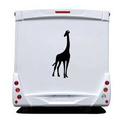 Sticker Wohnwagen/Wohnmobil Giraffe