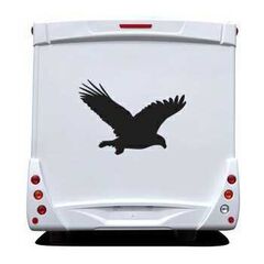 Eagle Camping Car Decal 2