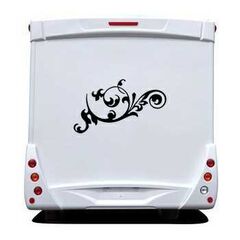 Flower Ornament Camping Car Decal