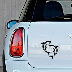 Dolphins Mini Decal