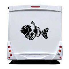 Fishes Camping Car Decal 2
