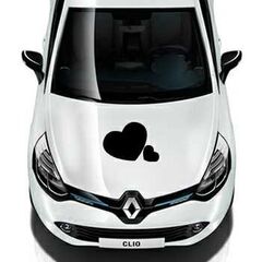 Hearts in love Renault Decal