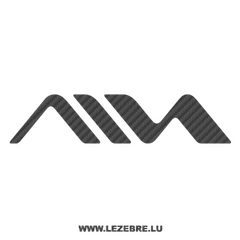 Aiwa Logo Carbon Decal 2