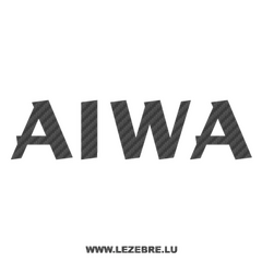 Sticker Carbone Aiwa Logo 3