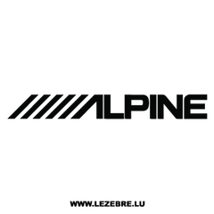 Alpine Logo Decal 2