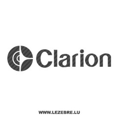 Sticker Carbone Clarion Logo 2