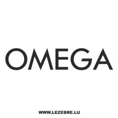 Sticker Omega Logo 3
