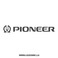 Pioneer Logo Carbon Decal 2
