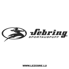 > Sticker Sebring Sportauspuff Logo