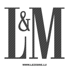 L&M Logo Carbon Decal 2