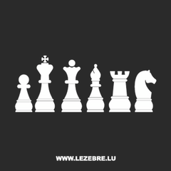 > Sticker Deco Jeux D'échecs