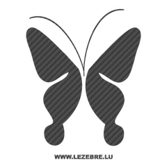 Butterfly Carbon Decal