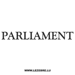 Parliament Decal