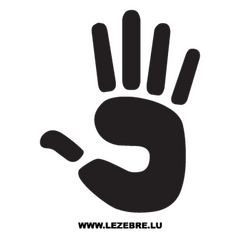 Hand footprint Decal