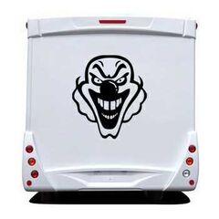 Sticker Wohnwagen/Wohnmobil Clown