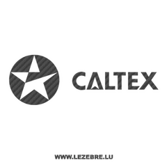 Sticker Carbone Caltex Logo 2