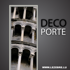 Dekotüraufkleber Schiefer Turm von Pisa