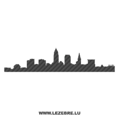 Silhouette Cleveland Carbon Decal