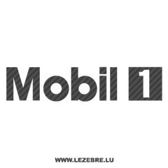 Mobil Carbon Decal 1