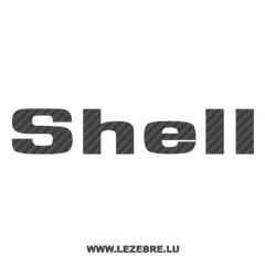 Sticker Carbone Shell Logo 4