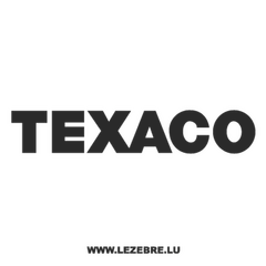 Texaco Logo Decal 3