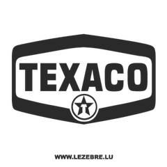 Texaco Logo Decal