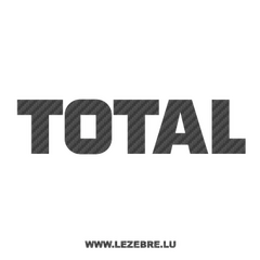 Total Logo Carbon Decal 2