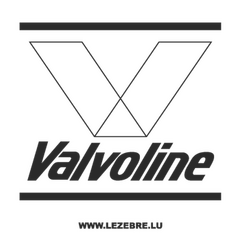 Sticker Valvoline Logo 2