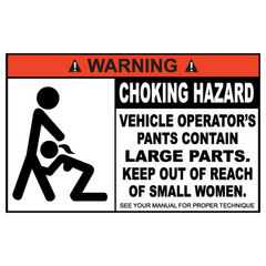 T-shirt JDM WARNING Choking Hazard