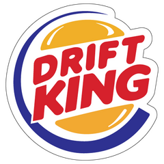 T-shirt JDM Drift King parodie Burger King