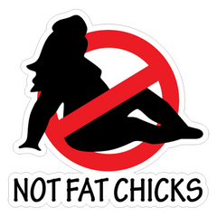 JDM Not Fat Chicks Decal