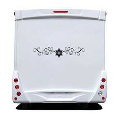 Flower Ornament Camping Car Decal 10