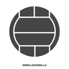 Sticker Carbone Ballon Volley