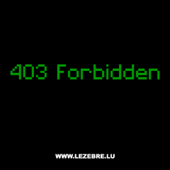 T-Shirt Geek 403 Forbidden