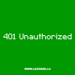 Tee-shirt Geek 401 Unauthorized