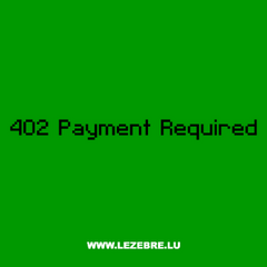 Tee-shirt Geek 402 Payment Required
