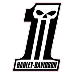 Sticker Harley Davidson Dark Custom