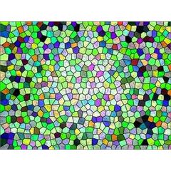 Stained glass colours deco decal 3