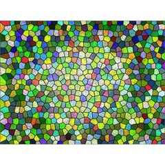 Stained glass colours deco decal 4
