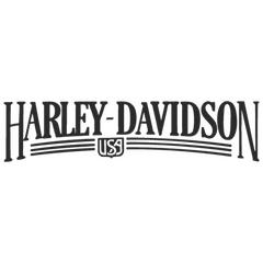 Harley Davidson USA logo decorative Decal