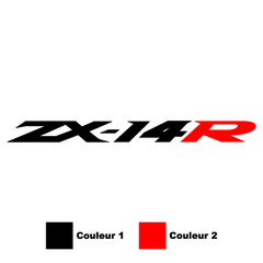 Kawasaki ZX-14R logo in 2 colors Decal