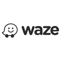 Sticker Waze logo