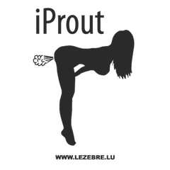 Sweat-Shirt iProut parodie iPhone