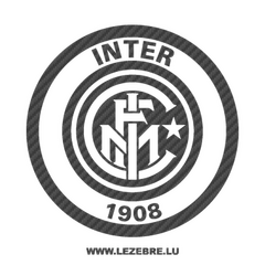 Sticker Carbone Inter Milan Logo