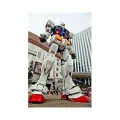 Sticker Mural, photo de robot gundam géant de Tokyo Japon, celine