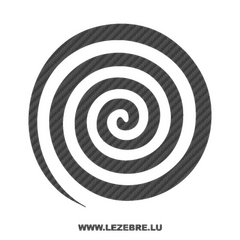 Sticker Karbon Deko Spirale
