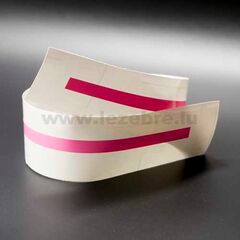 Pink rim sticker roll